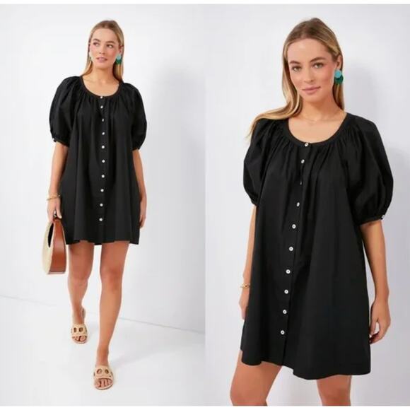 Pomander Place by Tuckernuck Black Cassia Mini Dress Size XL - Picture 1 of 7